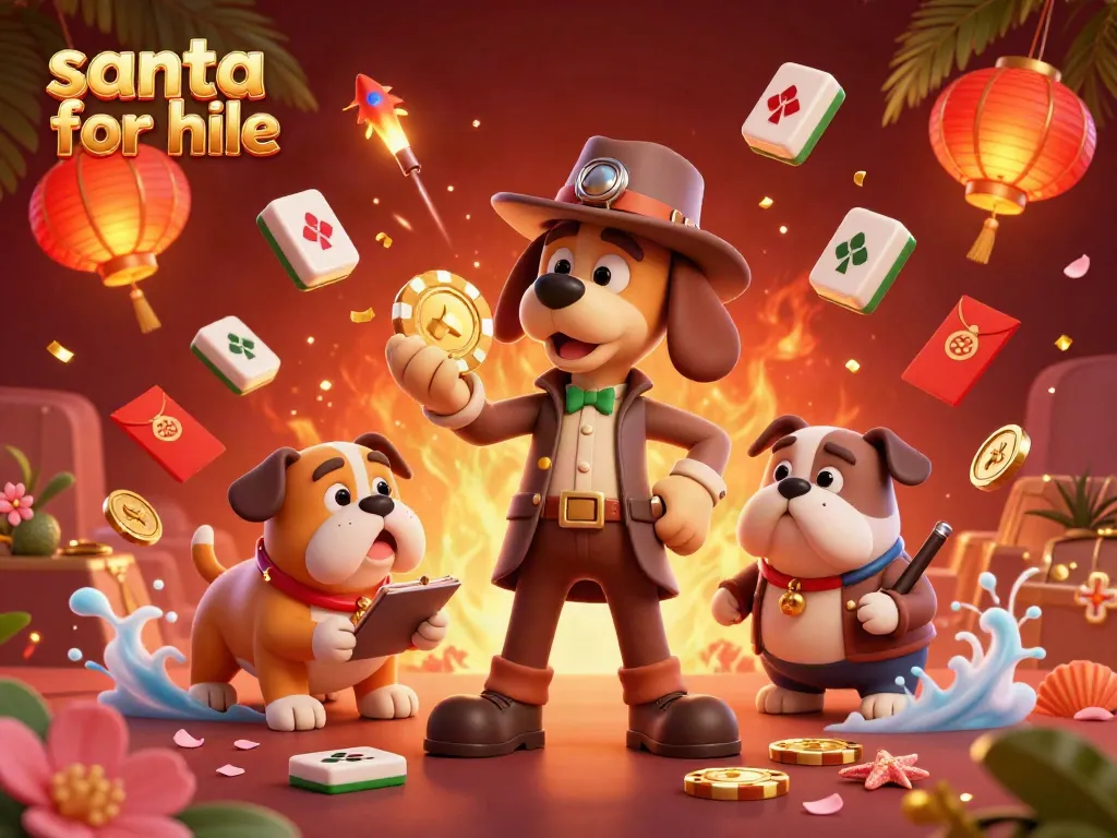 Engage the magic of Santa for hire with a festive detective theme in a magical casino world.