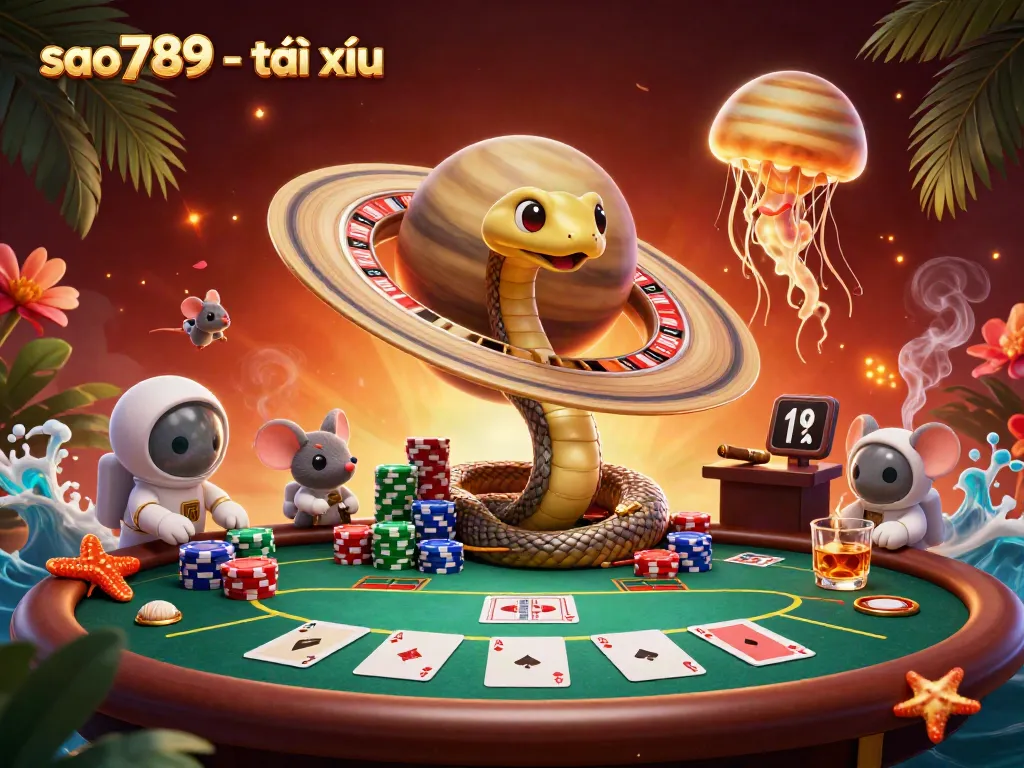 Engage with sao789 - tài xỉu in a vibrant casino scene featuring interactive gaming elements.