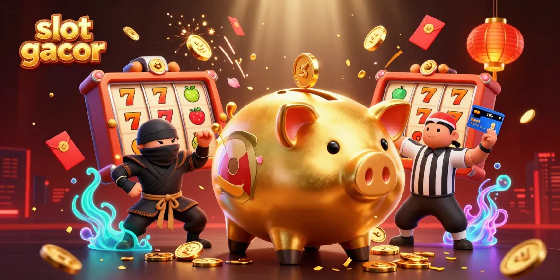 Engaging scene showing a winning slot gacor moment with vibrant characters and elements in action.